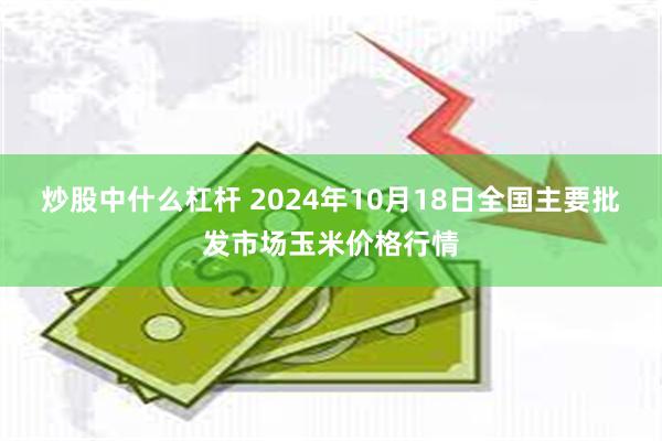 炒股中什么杠杆 2024年10月18日全国主要批发市场玉米价格行情