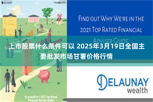 上市股票什么条件可以 2025年3月19日全国主要批发市场甘薯价格行情